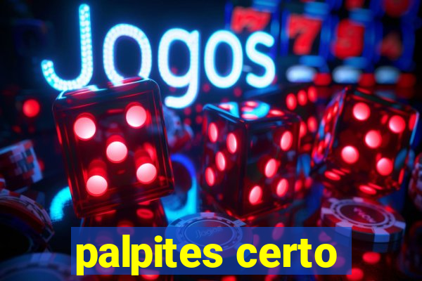 palpites certo